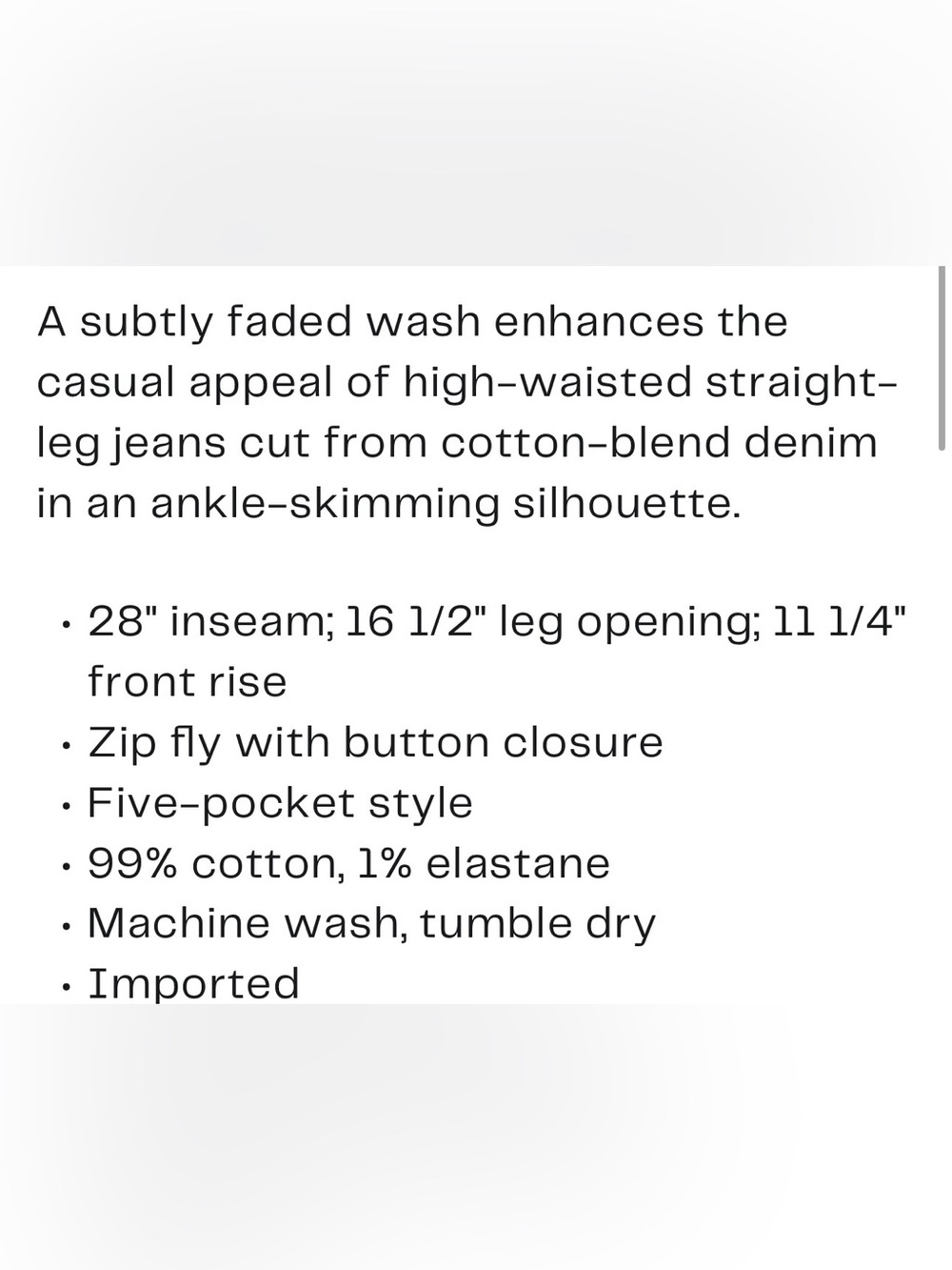 Hudson Straight Leg Jeans. Ladies 29 - Picture 4 of 16